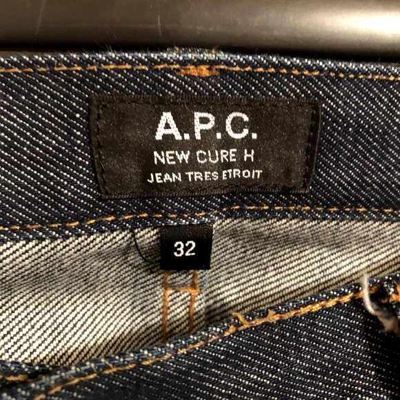 A.P.C. Jeans Apc New Cure H Raw Denim Size 32 Poshmark